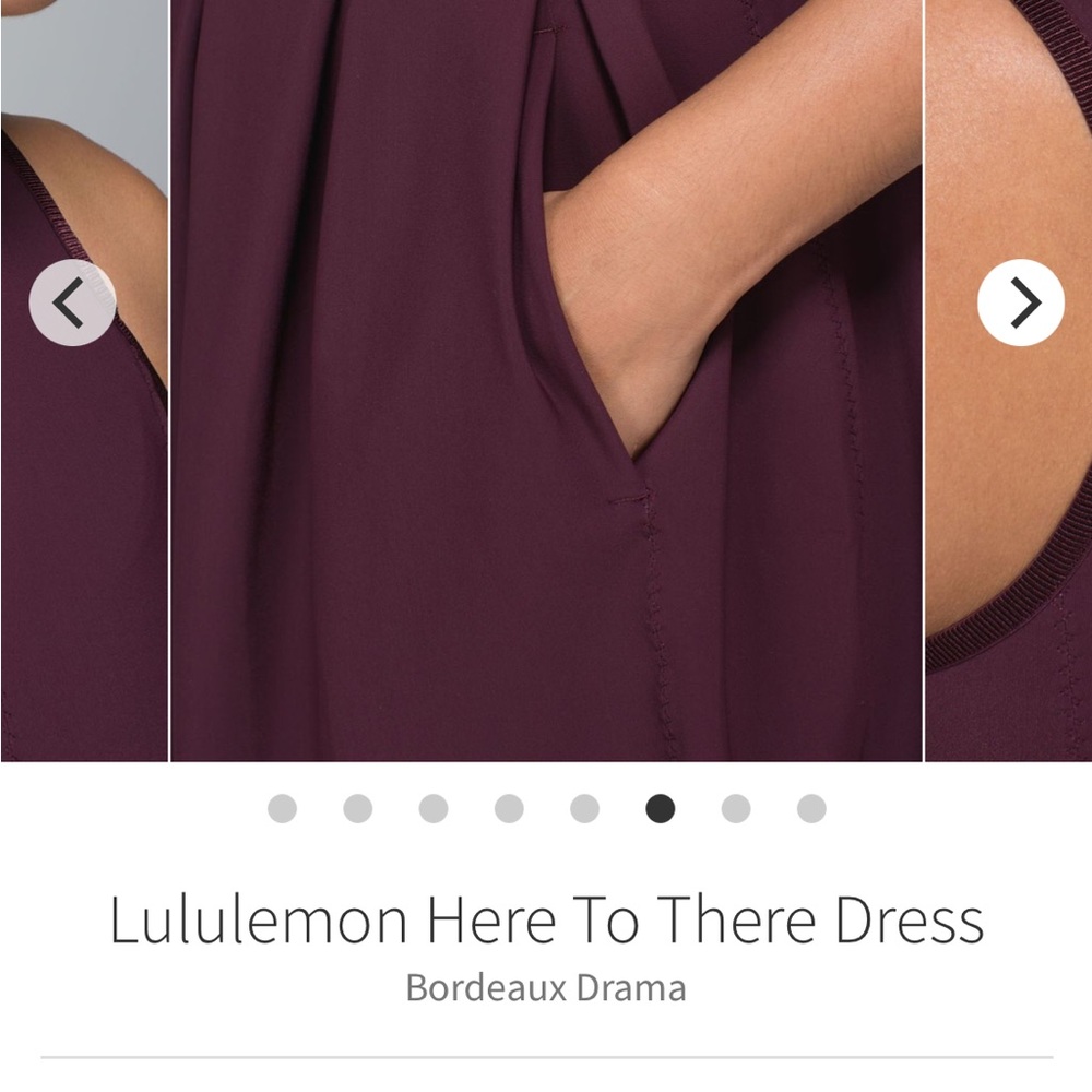 Lululemon Here to There Plum Dress, 4 - Picture 4 of 12